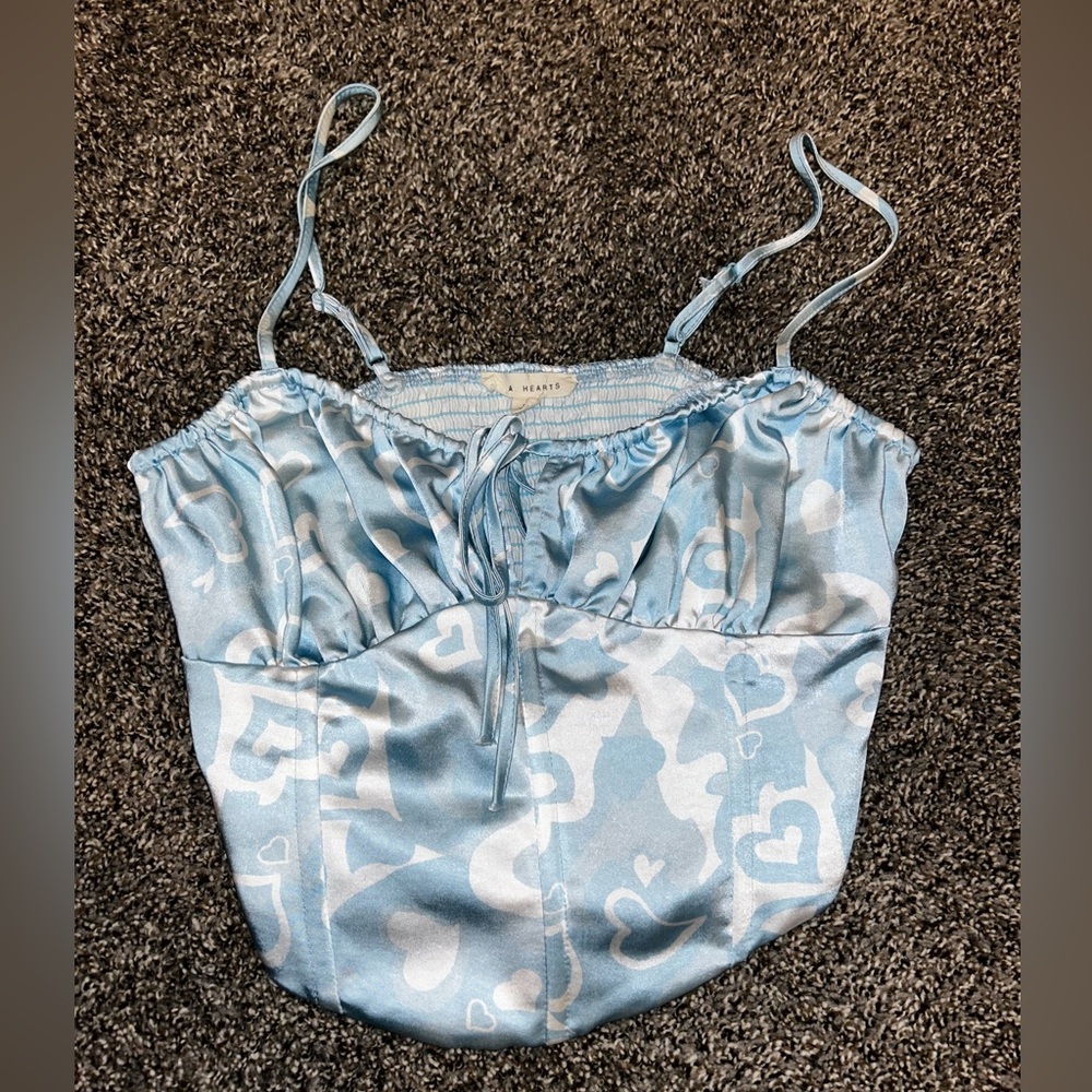 pacsun corset tank top